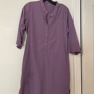 Lavender Women's Shirt Dress
